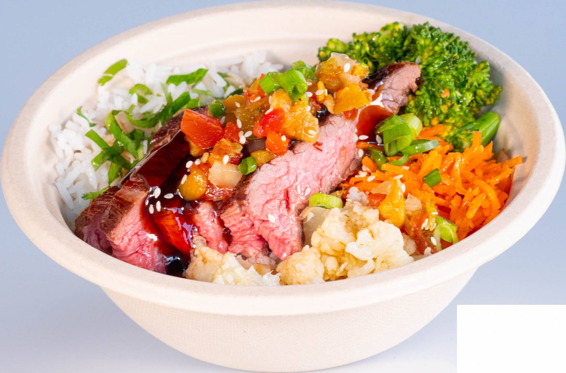 Asian Steak with Mango Pineapple Salsa