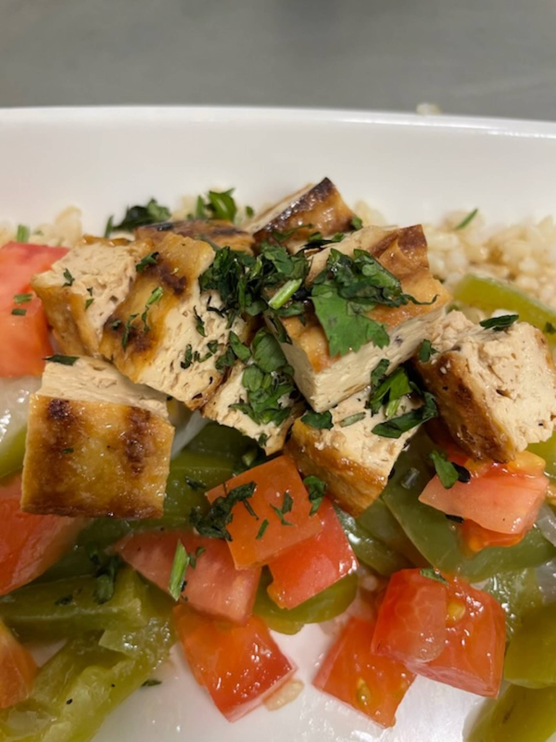 Tofu and Peppers