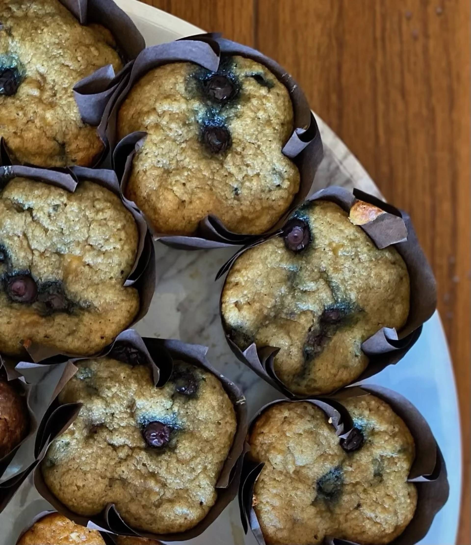 Banana Blueberry Muffins