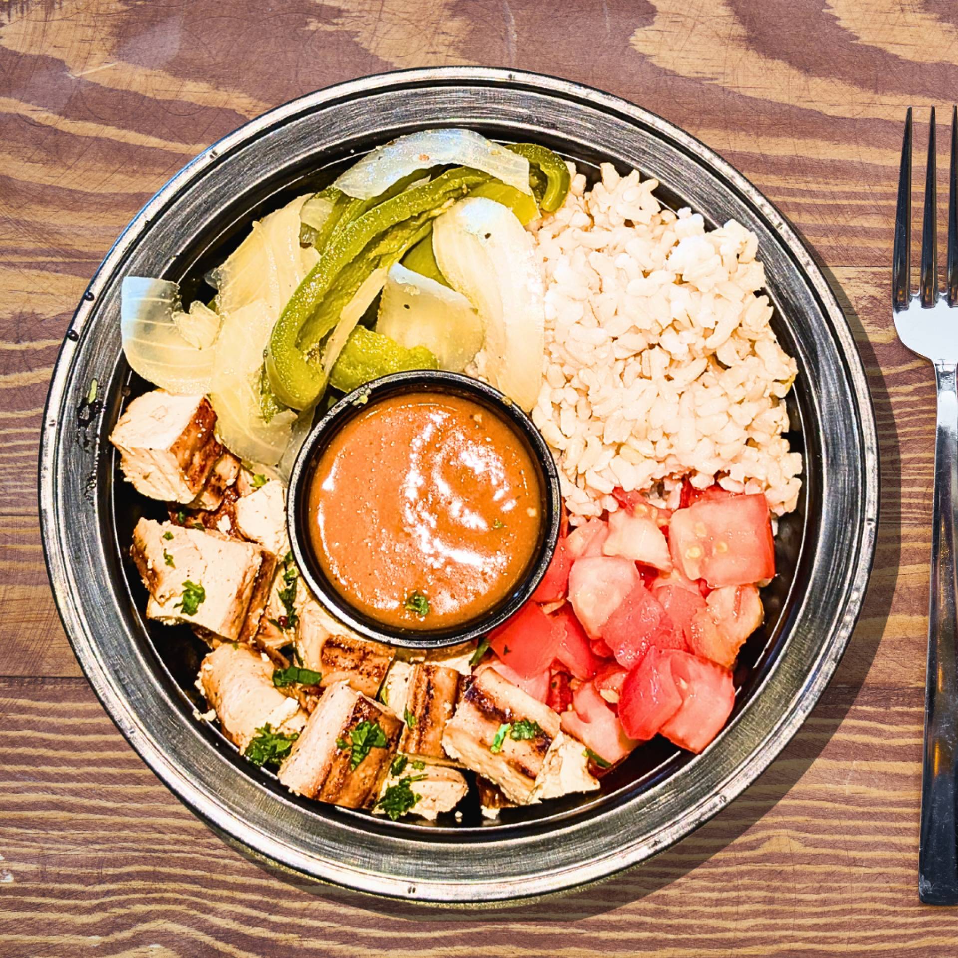 Buffalo Tofu Bowl